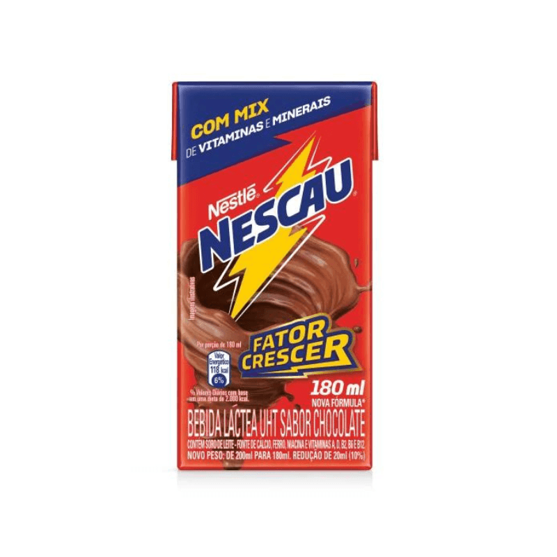 Bebida Achocolatada Nescau 180ml | Hortifruti
