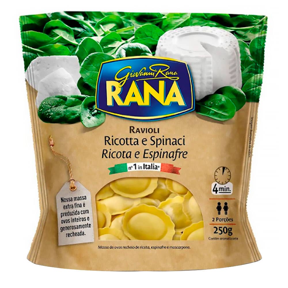 Ravióli Rana Ricota E Espinafre - 250G - Hortifruti